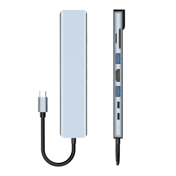 楽天市場】8in1 usbハブ USB C ハブ アダプタ 8-in-1 Type c ハブ 4K 