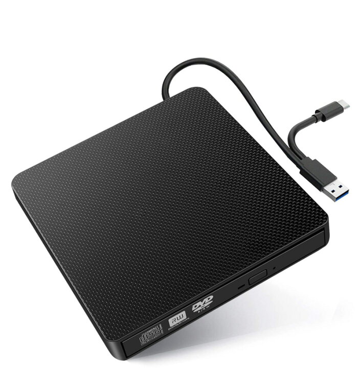 楽天市場】外付CD/DVDドライブ USB3.0 Type Cポート付き usb 