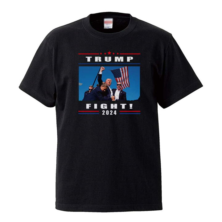 楽天市場】トランプ大統領 Tシャツファイト fight トランプTシャツ 
