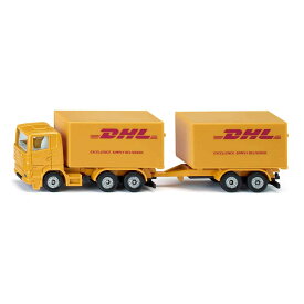 ＼期間限定 購入特典あり／siku DHLトラック トレーラー付き SK1694 ボーネルンド ジク BorneLund SIKU SUPER ジク・スーパー DHL トラック トレーラー ごっこ遊び ミニカー 働く車 運搬車 乗り物 自動車 車 室内遊び あす楽対応