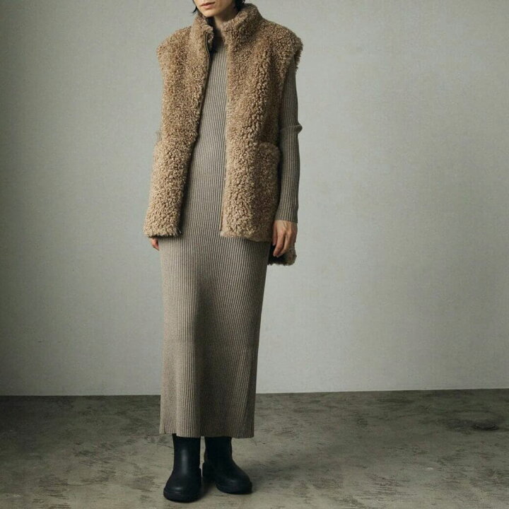 楽天市場】anuke アンヌーク Eco Fur Vest レディース アウター ベスト 
