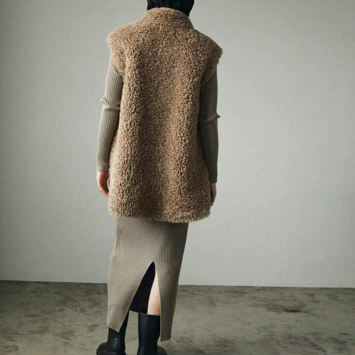 楽天市場】anuke アンヌーク Eco Fur Vest レディース アウター ベスト 