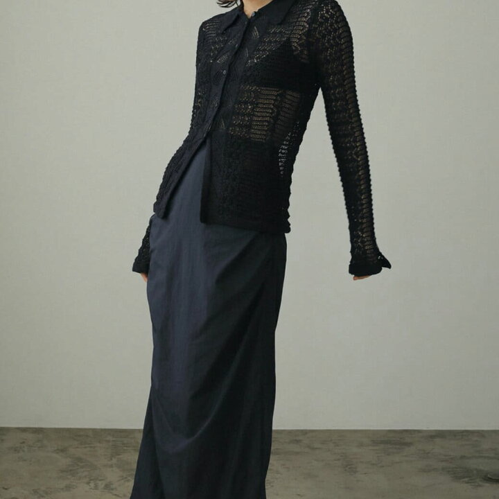 楽天市場】anuke Mix Knit Shirts アンヌーク ミックスニットシャツ 