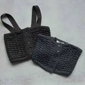 anuke アンヌーク 2ウェイ ニット ビスチェ 2way Knit Bustier レディース 春夏 ポリエステル100% チャコールグレー ブラウン FREEサイズ