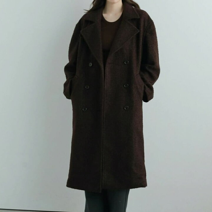 楽天市場】anuke アンヌーク ダブル ツイード コート Double Tweed 