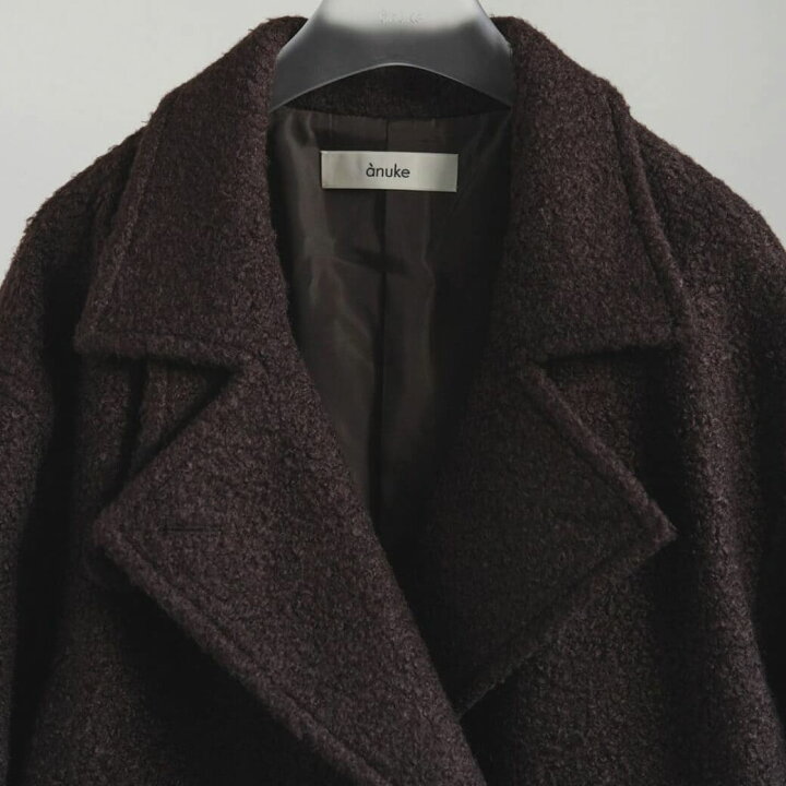 楽天市場】anuke アンヌーク ダブル ツイード コート Double Tweed 