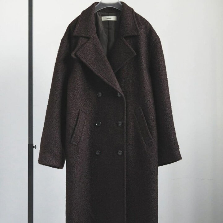 楽天市場】anuke アンヌーク ダブル ツイード コート Double Tweed 