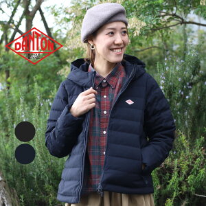 DANTON _g E[CN|GXe ~h_E t[fBbhWPbg WOOL LIKE POLYESTER MIDDLE DOWN HOODED JACKET DT-A0186PWL {[t[ BORN FREE