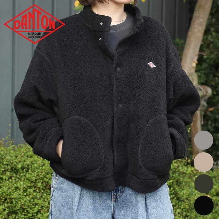楽天市場】DANTON ダントン DOUBLE FACE BOA STAND COLLAR 