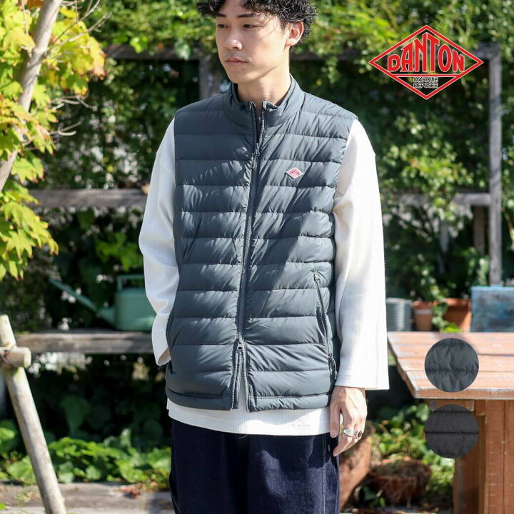 楽天市場】DANTON ダントン NYLON TAFFETA MIDDLE DOWN STAND COLLAR 