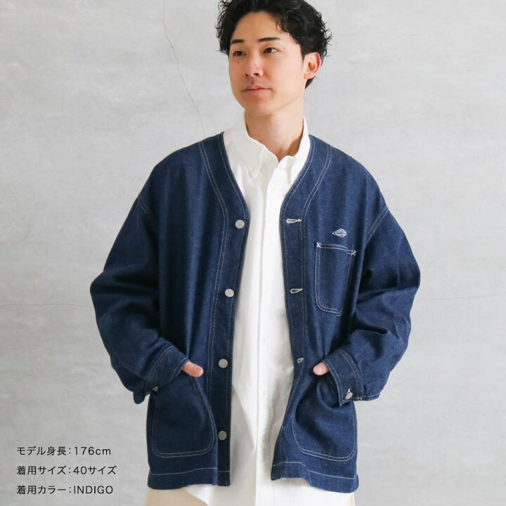 楽天市場】DANTON ダントン メンズデニムカラーレスジャケット メンズ 