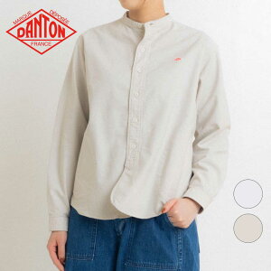 DANTON _g IbNXtH[h ohJ[ OX[u Vc OXFORD BAND COLLAR SHIRT L/S DT-B0279SOX fB[X Vc