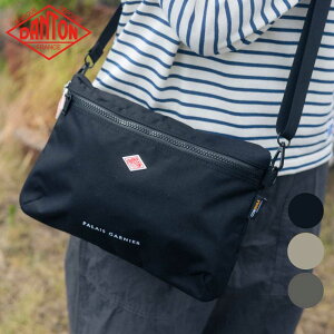 DANTON �_���g�� �R�[�f���� �L�����o�X �V�����_�[�|�[�` CORDURA CANVAS SHOULDER POUCH PALAIS GARNIER ���j�Z�b�N�X �ʔN �i�C���� BLACK DK.GREY LT.GREIGE ONE�T�C�Y