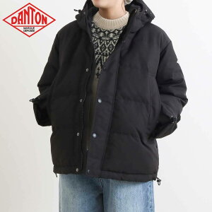 DANTON _g _E t[fbh WPbg DANTON DOWN HOODED JACKET fB[X H~ |GXe _E tFU[ BLACK STCY AE^[ H ۉ dt-a0008tpr 
