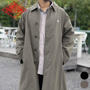 DANTON �_���g�� �o�� �J���[ �R�[�g BAL COLLAR COAT �����Y �H�~ �|���G�X�e�� ���[���� �|���E���^�� BLACK GREIGE 38 40 42�T�C�Y 2025�N�H�~ �X�^���h�J���[ �����O�R�[�g dt-a0702wlx ��������