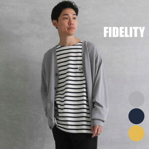FIDELITY �t�B�f���e�B SILK MIXED KNIT V CARDIGAN �g�b�v�X �����Y �V���N �J�[�f�B�K�� ���b�y�� V�l�b�N 24375007 �������� �{�[���t���[ BORN FREE
