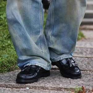 G.H.BASS W[GC`oX C[W[ EB[WY Cg 2 Lg [t@[ EASY WEEJUN Layton Kilte Loafers Y ʔN v BLACK 25.5cm-27.5cm NVbN mg[ ^bZ @BA11725D