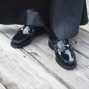 G.H.BASS W[GC`oX ubN peg U[ BLACK PATENT LEATHER Y ʔN v BLACK 25.5cm-27.0cm NVbN mg[ peg  BA41731D