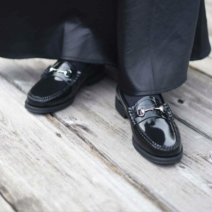 楽天市場】G.H.BASS ジーエイチバス ブラック パテント レザー BLACK 