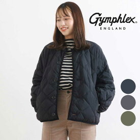 Gymphlex ジムフレックス マットナイロンタフタ キルトダウン パフスリーブ ジャケット MATTE NYLON TAFFETA QUILT DOWN PUFF SLEEVE JACKET GY-A0432NYM ボーンフリー BORN FREE