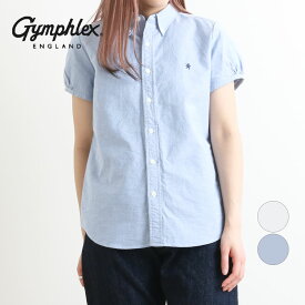 Gymphlex ジムフレックス オックスフォード フレンチスリーブシャツ OXFORD FRENCH SLEEVE SHIRT GY-B0242SOX