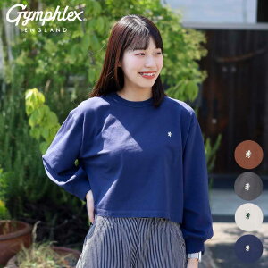 Gymphlex �W���t���b�N�X �R���p�N�g �W���[�W�[ �p�t �X���[�u �N���[�l�b�N �v���I�[�o�[ COMPACT JERSEY PUFF SLEEVE CREW NECK PULLOVER ���f�B�[�X �H�~ �� NAVY�iCREAM�j BROWN�iCREAM�j ECRU�iGREEN�j C.GREY�iCREA