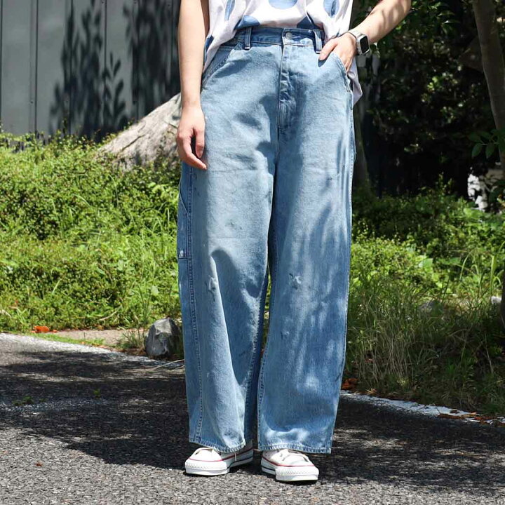 楽天市場】ハーベスティ HARVESTY ビックペインターデニムパンツ BIG 