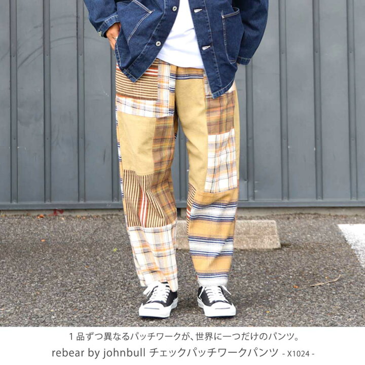 楽天市場】リベア バイ ジョンブル rebear by Johnbull チェックパッチ 