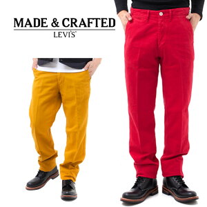�y4/4 20:00�`4/10 9:59�܂�P10�{�z�����Y LEVI'S ���[�o�C�X Made&Crafted Drill Chino �h�����`�m 05136-0008Golden Yellow 0008Jester Red 0010 Bistre 0006 �{�[���t���[ BORN FREE