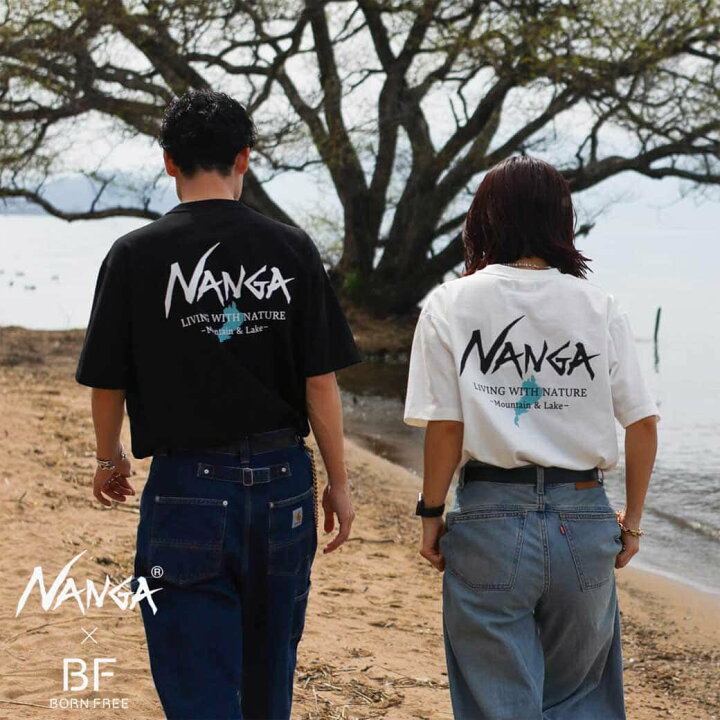 楽天市場】NANGA×BORN FREE ナンガ×ボーンフリー 別注 TEE CS02 ユニ 