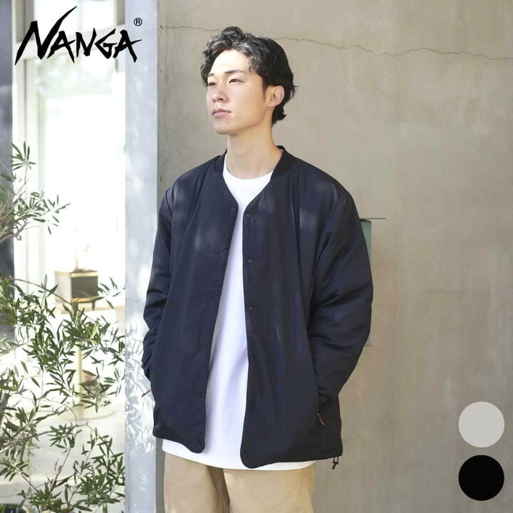 楽天市場】NANGA ナンガ ノーカラーソフトダウンカーディガン NO  