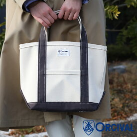 【11/4 20:00〜11/11 9:59までP10倍】ORCIVAL オーシバル 4号帆布 トートバッグ 小 No.4 HANPU TOTE BAG SMALL OR-H0285KWC 鞄 ボーンフリー BORN FREE