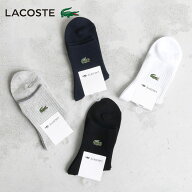【10/4 20:00〜10/9 9:59 までP10倍】ラコステ LACOSTE クロックエンブレム プレーン ショートソックス …