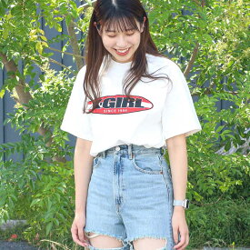 エックスガール X-girl カラーコントラストオーバルロゴS/STシャツ COLOR CONTRAST OVAL LOGO S/S TEE　レディース 105233011012　ストリート カジュアル　ロゴ　グラフィック　半袖 Tシャツ ボーンフリー BORN FREE