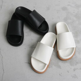 TODAYFUL トゥデイフル Leather Slide Sandals レディース サンダル 小物 靴 羊革 レザー シンプル 送料無料