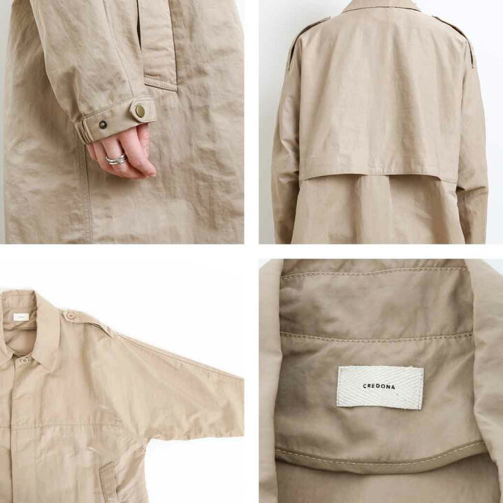 楽天市場】クレドナ CREDONA nylon over long coat ナイロンオーバー 
