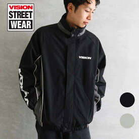 VISION STREET WEAR ビジョン ストリート ウェア ラグラン トラック ジャケット 4305001 メンズ アウター モノトーン カジュアル テック ボーンフリー BORN FREE