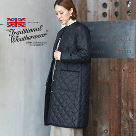 【24日19時～P10倍】Traditional Weatherwear トラディショナル ウェザーウェア アークリー ロング L232APQCO0098AA レディース 送料無料 キルティング ボーンフリー BORN FREE