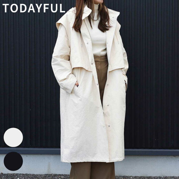 楽天市場】TODAYFUL トゥデイフル コート レディース Nylon Hoodie 