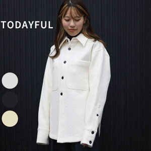 TODAYFUL �g�D�f�C�t�� Heavy Wool Jacket �E�[�� �W���P�b�g ���f�B�[�X �L���C�� �V���v�� ���C�i�[ ���� 12320103 �������� �{�[���t���[ BORN FREE