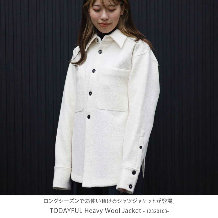 楽天市場】TODAYFUL トゥデイフル Heavy Wool Jacket ウール 