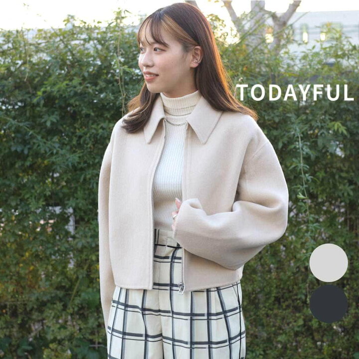 楽天市場】TODAYFUL トゥデイフル Wool Zip Blouson アウター 
