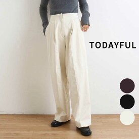 TODAYFUL トゥデイフル Peachskin Tuck Trousers ボトムス レディース ピーチスキン パンツ TF 12320719 送料無料 ボーンフリー BORN FREE