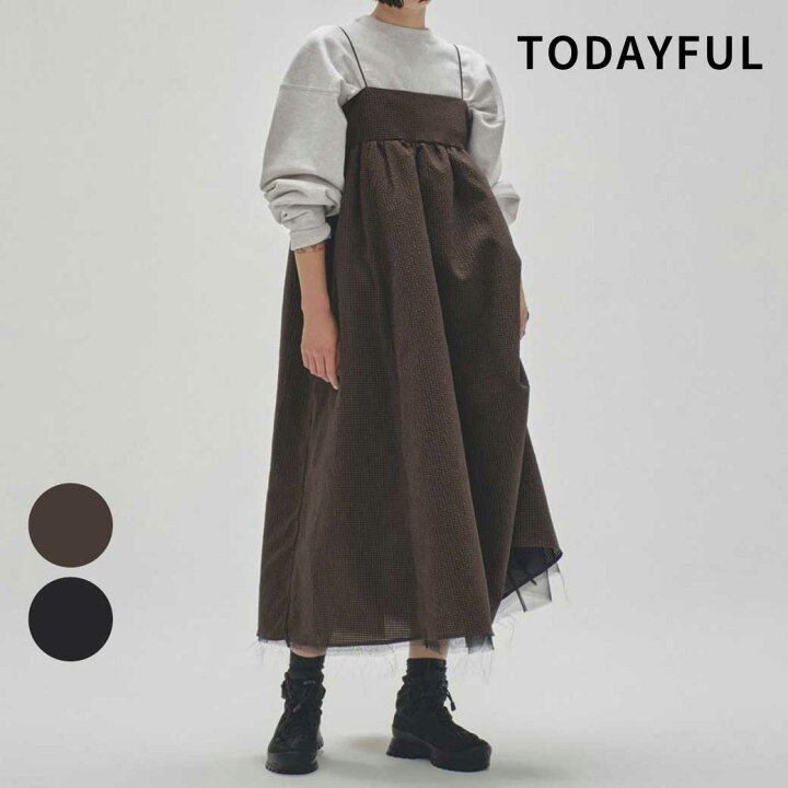 新品未使用 TODAYFUL Washer Camisole Dress 