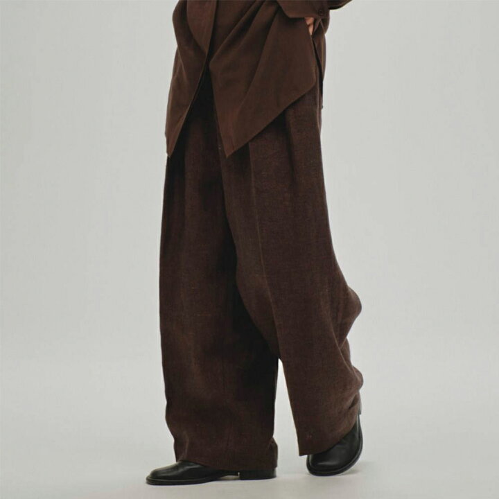 楽天市場】todayful トゥデイフル Tuck Linen Trousers タック リネン 