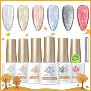 BORN PRETTY �W�F���l�C�� �}�O�l�b�g�W�F�� �H�~�L���b�c�A�C �l�C���Z�b�g �L���b�c�A�C �t�@�C���O���b�^�[�G�t�F�N�g �W�F���l�C�� U V/LED�Ή� �J���t���W�F�� �z�[���}�j�L���A