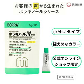 【第2類医薬品】ボラギノールM軟膏 6g×2本 小分けタイプ 使い切り 持ち歩き ボラギノール 公式通販限定 市販薬 痔 肛門 いぼ痔 きれ痔 痛み はれ かゆみ 送料無料