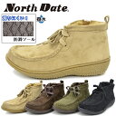 ノースデイト レディース ワラビー モカシン 防滑 撥水 あたたかい 防寒靴 雪靴 秋靴 冬靴 スノーシューズ ウインターシューズ North Date ノースデート JB1145 MTA1145 北海道 BOS