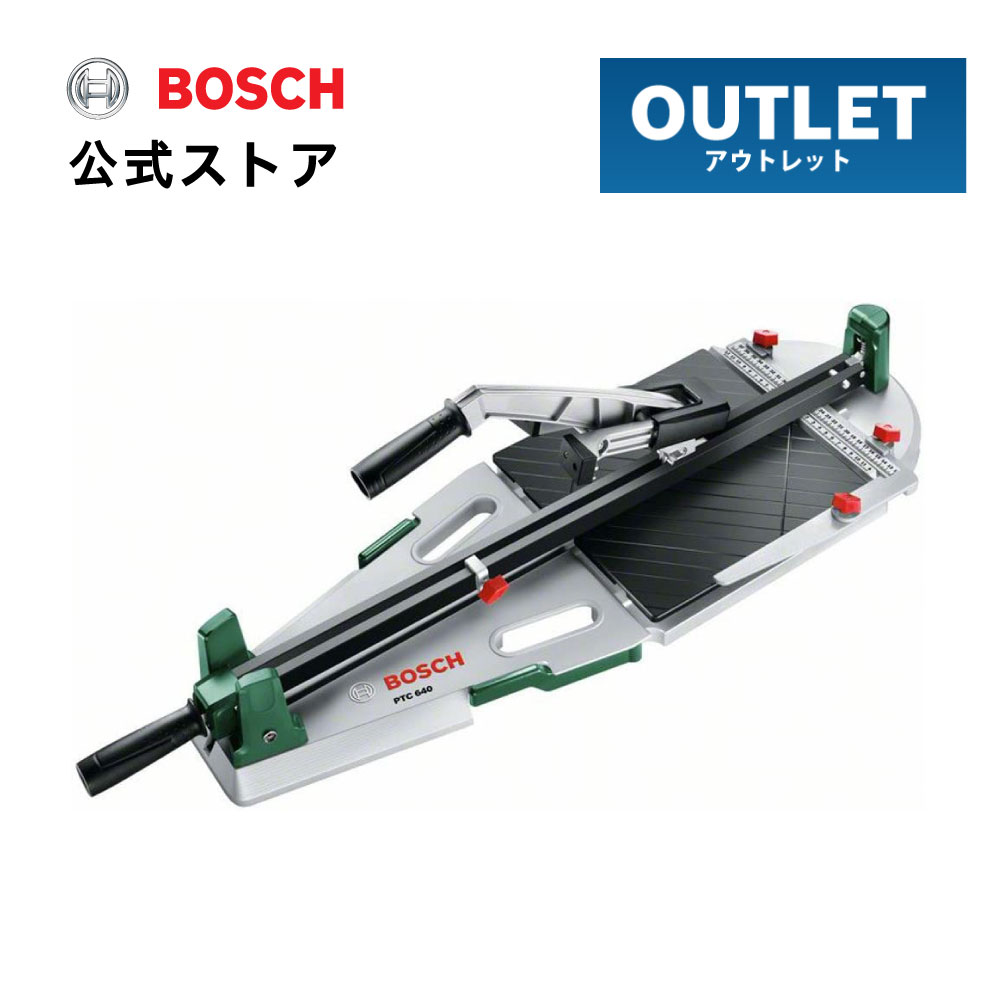 切れ目を入れて、切断までワンハンドで可能   ボッシュ  Bosch  タイルカッター 640mm  PTC640-O