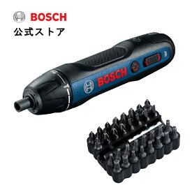 【公式ストア】ボッシュ (Bosch) 3.6Vコードレスドライバー 電動ドライバー充電式 コードレス 充電ドライバー 正逆転切替 正逆転切替 5段階クラッチ トルク調整 家具の組み立て （ビット32本 充電用USBケーブル・ケース付） BOSCHGO-N